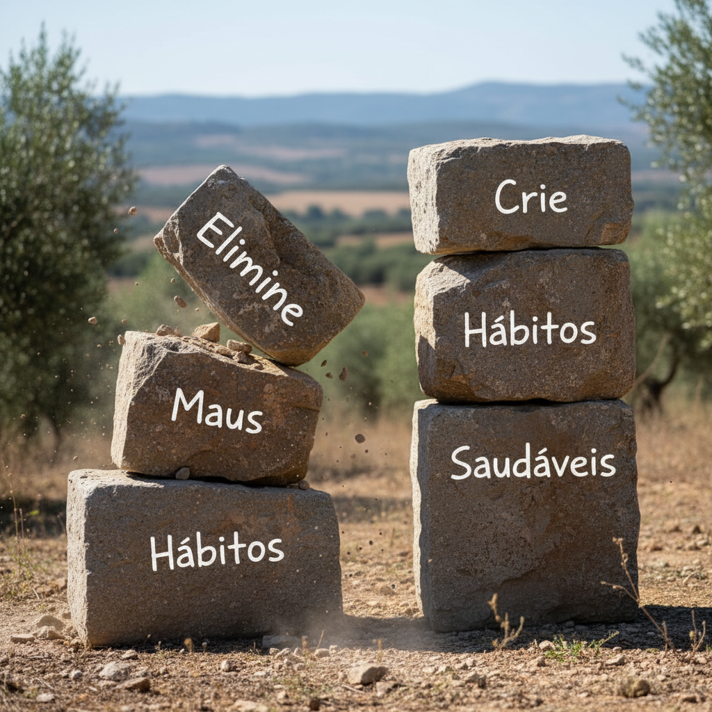 Elimine maus hábitos, crie hábitos saudáveis